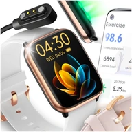 SMARTWATCH DÁMSKE SMART HODINKY 3D VODEODOLNÉ PRIPOJENIA MENU PL