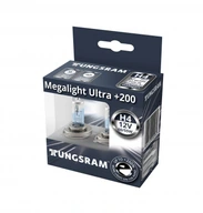 H4 TUNGSRAM MEGALIGHT ULTRA +200 12V 60/55W