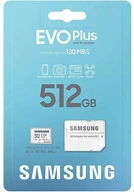 Micro SD karta SAMSUNG EVO Plus 512GB 130MB/s