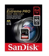 SanDisk SDXC 64GB Extreme Pro UHS-I U3 V30 95 MB/s