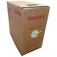 MOLEX krútená dvojlinka, cat5e drôt, UTP PVC, 305 m box