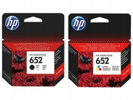 HP 652 BLACK INK F6V25AE + FARBA F6V24AE SET