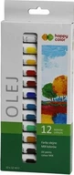 Olejové farby 12 farieb 12 ml HAPPY COLOR