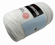 MACRAME BAVLNENÁ ŠUNKA 51 BIELA ​​250g 225m 14655