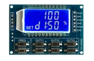 Generátor PWM signálu 3 kanály XY-LPWM3 1Hz-150kHz