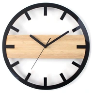 Bambusové nástenné hodiny Z1182 LOFT WOODEN