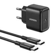 UGREEN RÝCHLA SIEŤOVÁ NABÍJAČKA NAPÁJACÍ ZDROJ 25W KÁBEL USB-C QC 4.0 2M