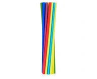 Papierové slamky Rainbow tube 19,7 cm 250 ks.