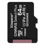 KINGSTON MICRO SD PAMÄŤOVÁ KARTA 64GB UHS-1 CANVAS