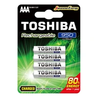 4x batérie TOSHIBA AAA R3 950mAh