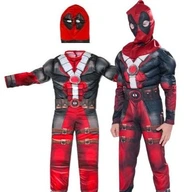 DEADPOOL SO SVALMI KOSTÝMOVÝ OUTFIT L 122/128 AVENGERS