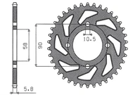 SUNSTAR zadné ozubené koleso 279 41 Honda XL125V VARADERO