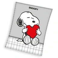 SNOOPY PRIKRÝVKA 150x200 MILUSI 240GSM KORÁLOVÉ KORALY