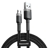 Opletený kábel BASEUS QC 3.0 MICRO USB DLHÝ 2A 3M