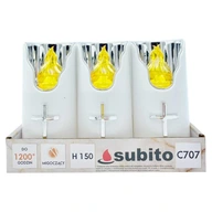 Subito C707 H150 LED vložky do sviečok, 6 kusov