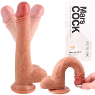 PENIS Realistic DILDO PRÍSAVKA CYBERSKIN MÄKKÁ FLEXIBILNÁ PRE VAGÍNU