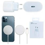 MAGSAFE BEZDRÔTOVÁ NABÍJAČKA INDUKCIA + NAPÁJANIE PRE IPHONE APPLE SET