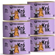 Chovateľský box Cat Mono Rabbit 6 x 200g