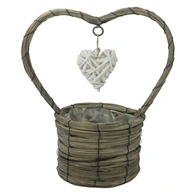 Pokrievka na náhrobný hrniec, 32 cm, dekorácia pomníka s rúčkou v tvare srdca