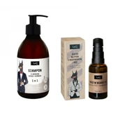 LAQ DOBERMAN ŠAMPÓN SET 300ml + OLEJ 30ml