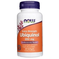 Now Foods UBIQUINOL ubiquinol FORTE 200mg Q10 60k