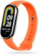 Inteligentné hodinky Xiaomi Mi Band 8 čierne + gumený remienok Originál oranžová