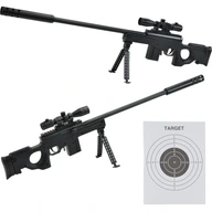 BB PUŠKA 6mm SNIPER LASEROVÁ PUŠKA 87CM