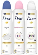 Dove Antiperspirant MIX Invisible Dry Care 250 ml x 3