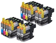 12x ATRAMENT PRE BROTHER DCP-J552DW DCP-J752DW LC123 XL