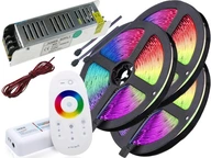 SET 15M 450 LED páskový napájací zdroj RGB WHITE