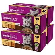 WHISKAS POULRY FOOD 160x85G JELLY FOOD