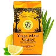 Yerba Mate Zelený CITRÓN 1000g despalada 1kg LIMON