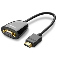 UGREEN MM105 adaptér HDMI na VGA, bez zvuku (čierny)