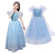 ELSA FROZEN ELSA OUTFIT ŠATY 128/134