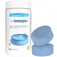 Chlór do bazéna v tabletách 200g 1kg Wessper BLUE