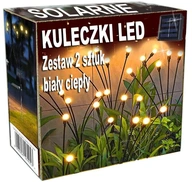 SOLÁRNE ZÁHRADNÉ LAMPY LAMPY solárne gule X2