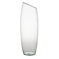 Sklenená váza W-432B šikmá V:32cm H:25,6cm