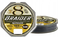 Konger Braider X8 0,12mm/150m - Čierny