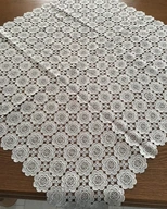 Sivý Guipure obrus All Lace 60 x 120 cm