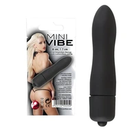 Čierny mini vibrátor 8 cm ABS Discreet You 2 Toys