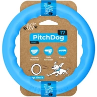 PitchDog aportovací krúžok, 17 cm, modrý