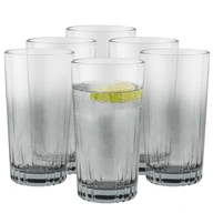 SET elegantných pohárov 6x340 ml, dymové ombre