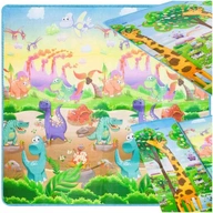 Obojstranná penová edukačná podložka ZOO 200cm x 180cm x 0,5cm