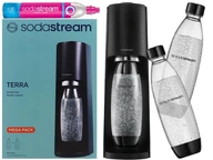 NÁPLŇ NA VODU SODASTREAM TERRA 2 FĽAŠE 1L + NÁPLŇ CO2