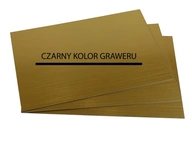 ZLATO-ČIERNY CO2 LASEROVÝ GRAVÍR LAMINÁT hrúbka 30x60cm. 1,5 mm