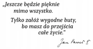 Nálepky na stenu s citátom svätého Jána Pavla II