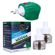 MUGGA ELEKTROFUMIGÁTOR + 2 NÁPLNE 45 NOCÍ - 35 ml