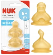 NUK FC+ latexový cumlík na FĽAŠU 6m+ M - 2 ks.