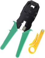 RJ45 RJ12 PLUG CRIMPER + nôž