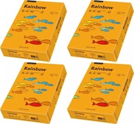 Rainbow A4 kopírovací papier 80g 500 listov oranžový x4